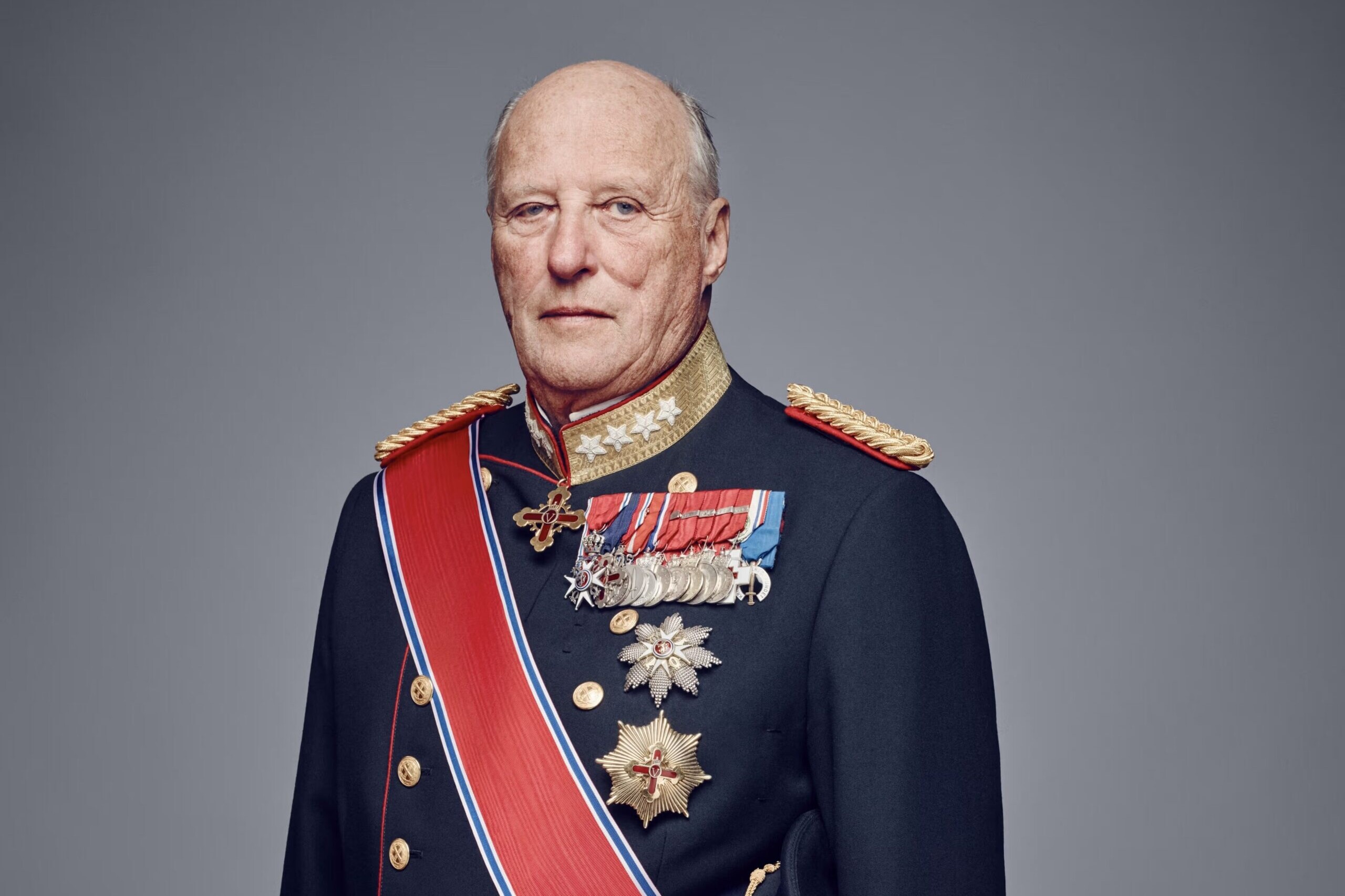 Pressebilde av Kong Harald