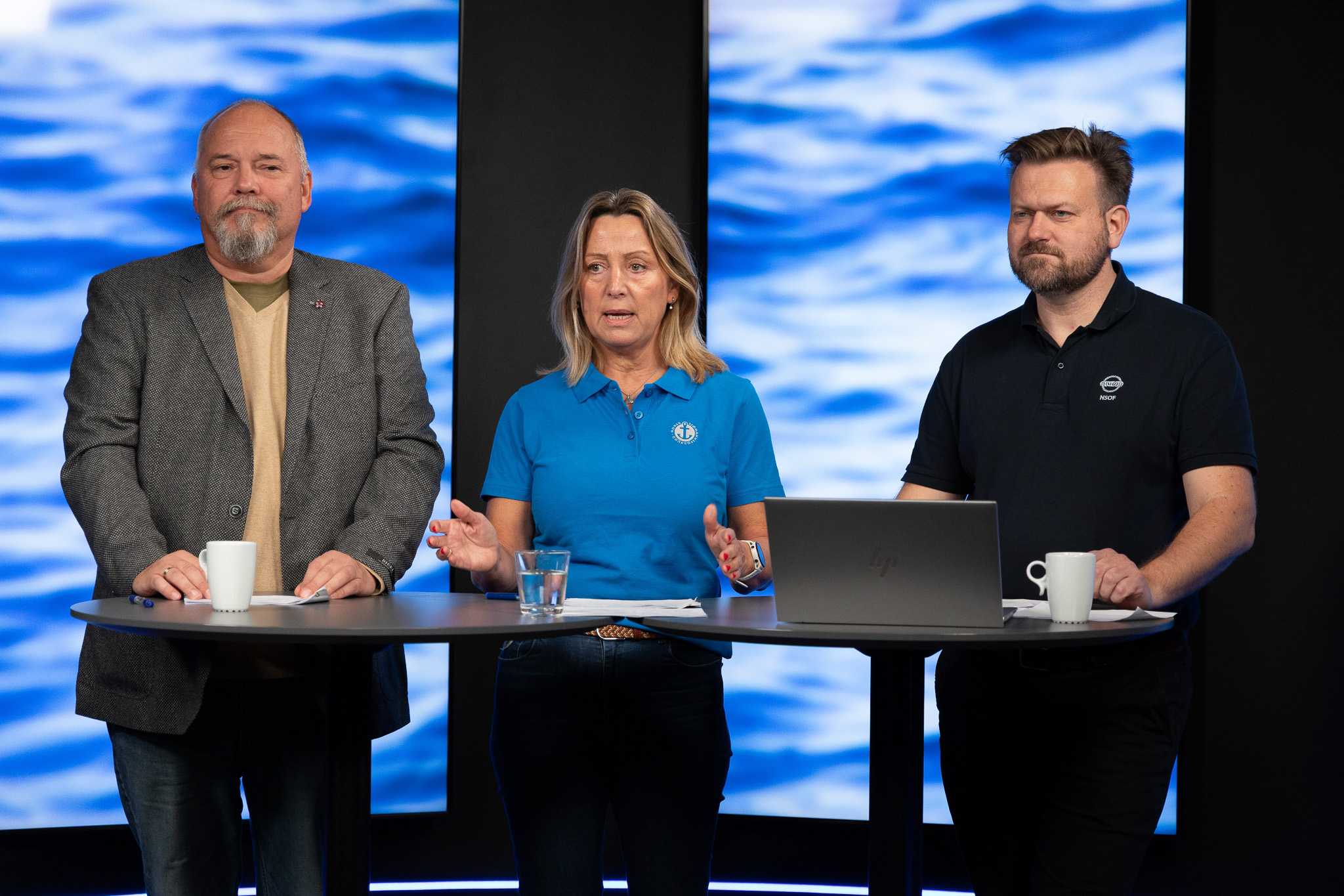Frank Winnberg, Line Heimstad og Trond Løfgren holder webinar.